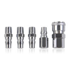 Construction Pneumatic Air Coupling Fitting Quick Coupler Set For Air Hose Pipe Fitting
